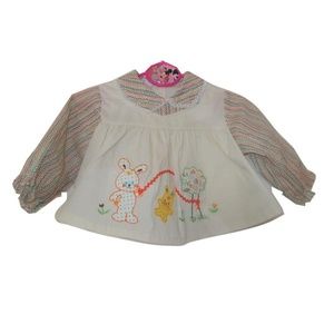 70s vintage bunny rabbits toddler shirt size small